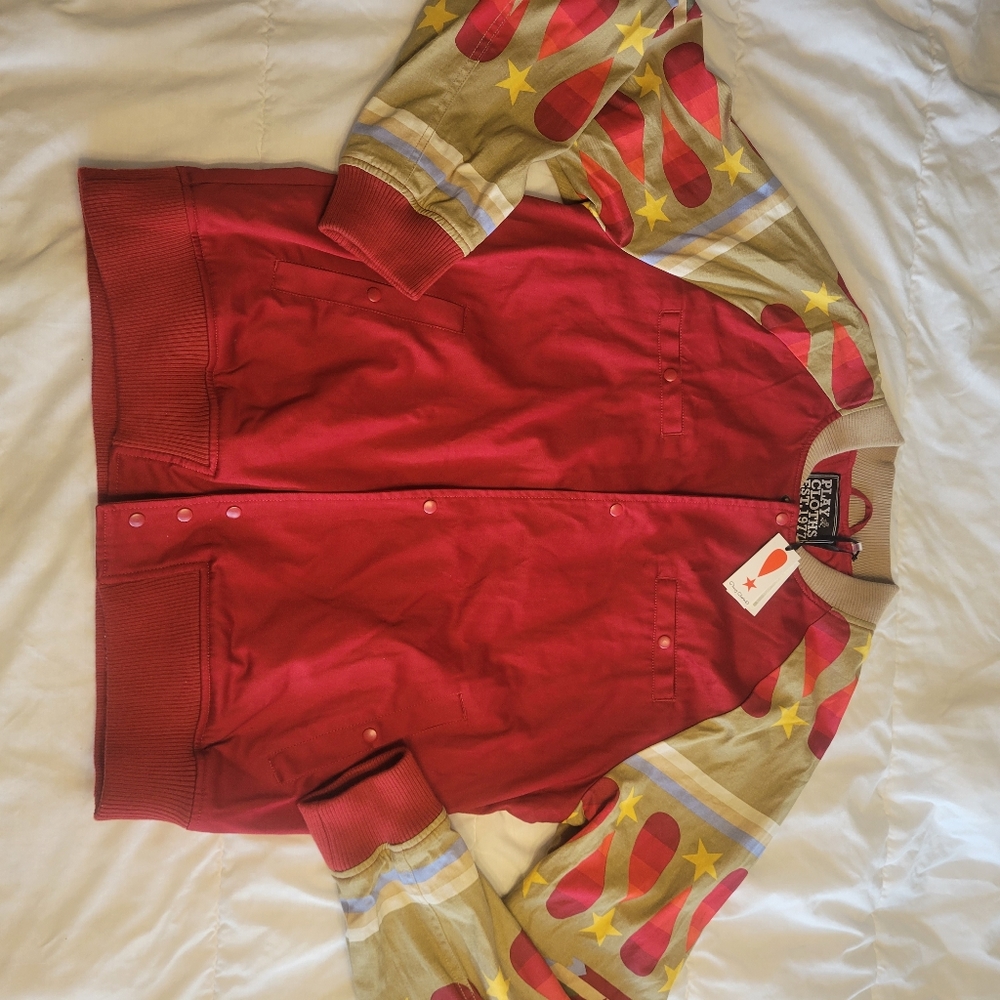 Play Cloths Buffalo Varsity Jacket Men's Size XL